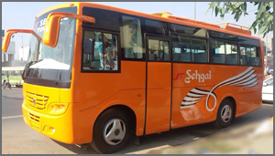 Volvo bus@ Sehgal Tourist